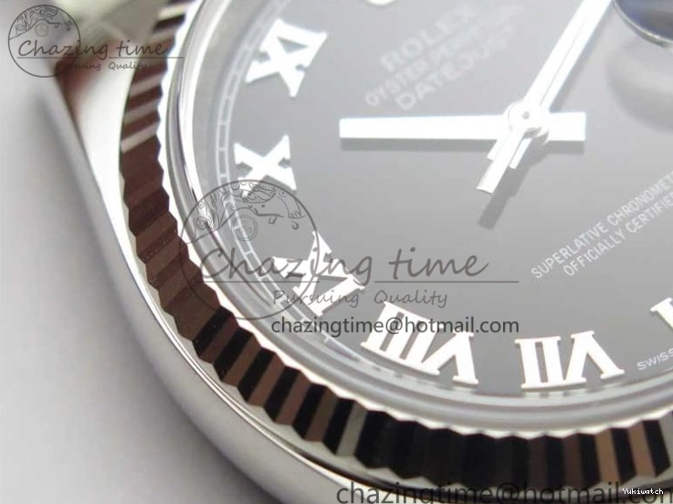 Dial Bracelet Markers Edition SH3135 116234 Roman on Black DateJust SS Jubilee 1:1 36 904L Steel Best ARF V3 0117